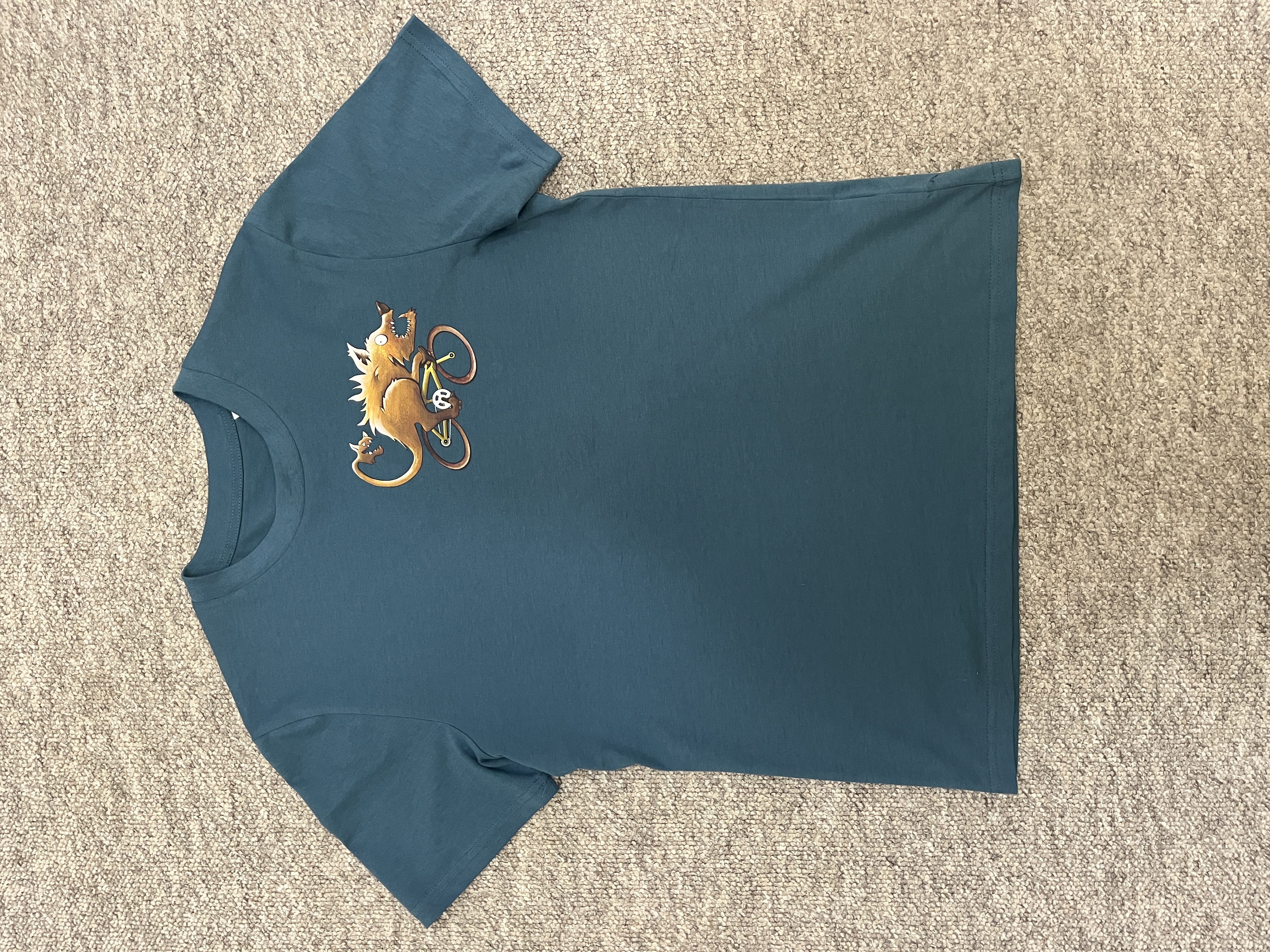 Panic t-shirt mockup front