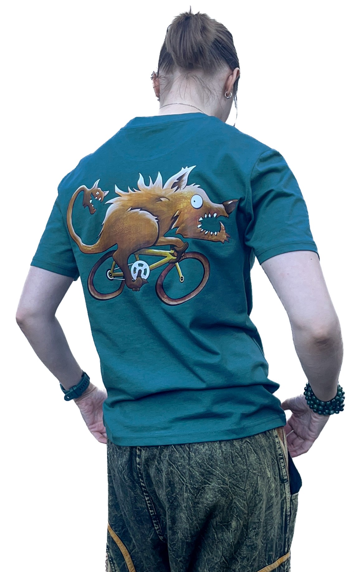 Panic t-shirt lifestyle image